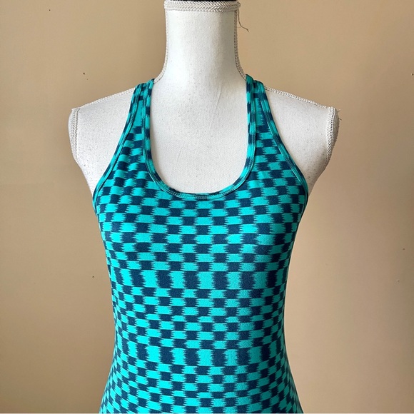 NIKE | Geometric Print Racerback Running Tank Top Sz M - Picture 2 of 6